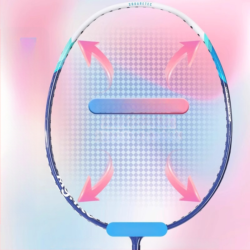 Badmintono raketė Effective — svoris 95–100 g, rėmo medžiaga geležies lydinys, rankenos storis G5, raketės tipas: tiesus smūgis, stiebo kietumas: vidutinis.