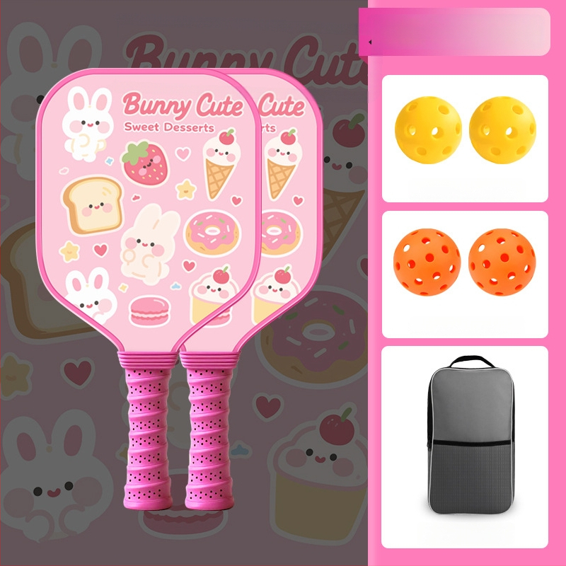 Vaikų pickleball raketė iš stiklo pluošto su karikatūros dizainu, Lidakang, 175±5 g