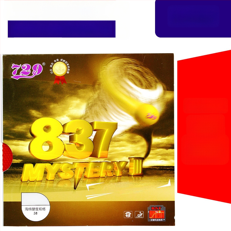 Stalo teniso guma 729 - Long Glue, atakos stilius, viengabalių konstrukcija, granuliuota paviršiaus danga