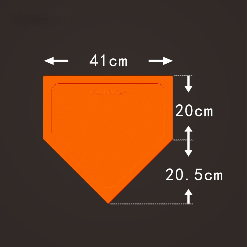 TPE beisbolo treniruočių bazės komplektas, atsparus vandeniui, neslidus, įskaitant Home Plate ir Pitcher's Plate (storintas)