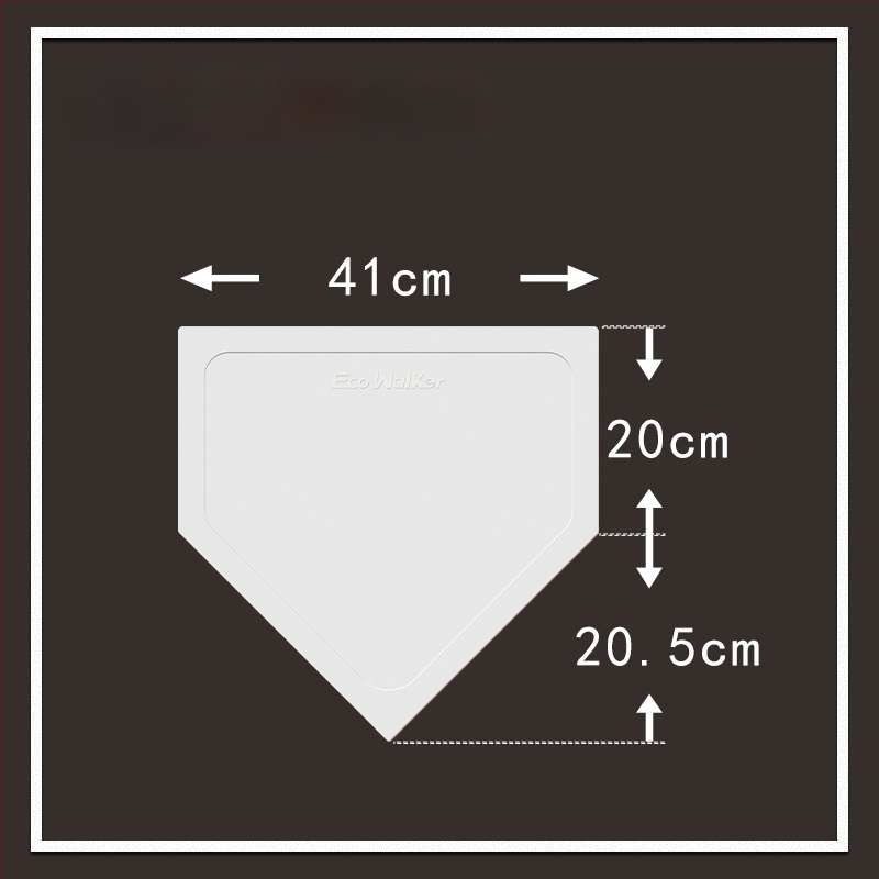 TPE beisbolo treniruočių bazės komplektas, atsparus vandeniui, neslidus, įskaitant Home Plate ir Pitcher's Plate (storintas)