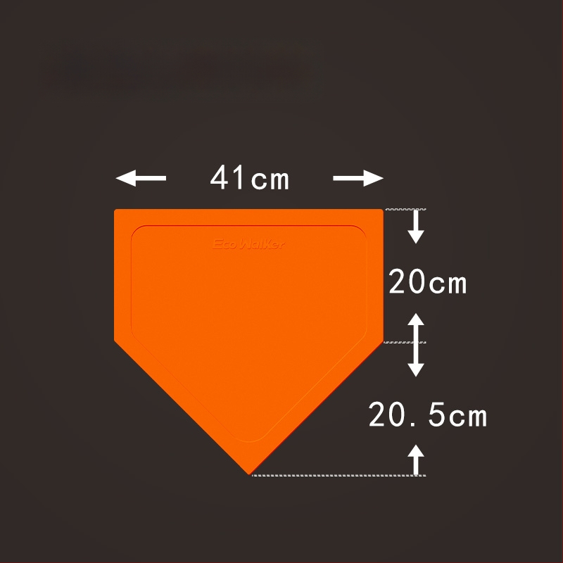 TPE beisbolo treniruočių bazės komplektas, atsparus vandeniui, neslidus, įskaitant Home Plate ir Pitcher's Plate (storintas)
