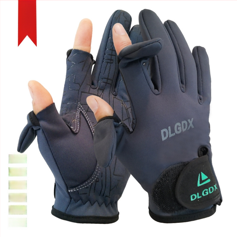 dlgdx Atvērtu pirkstu ūdensnecaurlaidīgas fotogrāfijas un makšķerēšanas cimdi, universāli, pieaugušie, ar pārklājumu, piemēroti velosipēdu braukšanai un sacensībām