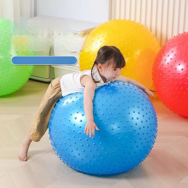 ABS jogos kamuolys vaikams ir kūdikiams — storesnis, atspari sprogimams treniruoklių kamuolys jutiminei lavinai (drakono dizainas)