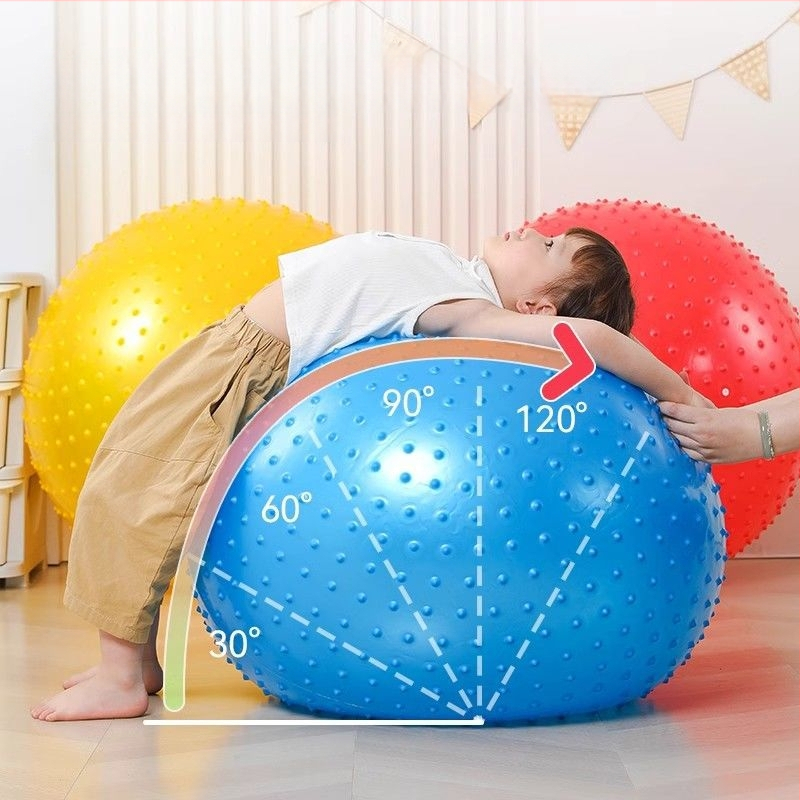 ABS jogos kamuolys vaikams ir kūdikiams — storesnis, atspari sprogimams treniruoklių kamuolys jutiminei lavinai (drakono dizainas)