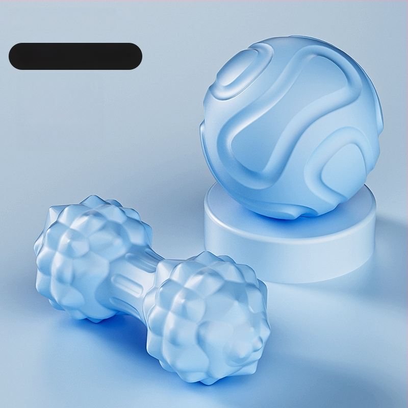 Fasijos masažo kamuolys pėdų masažui, gilių akupunktūros taškų raumenų atsipalaidavimas, pečių ir kaklo palengvėjimas, joga meridijono kamuolys; Medžiaga: TPE; Svoris: 135 g; Nepripučiamas