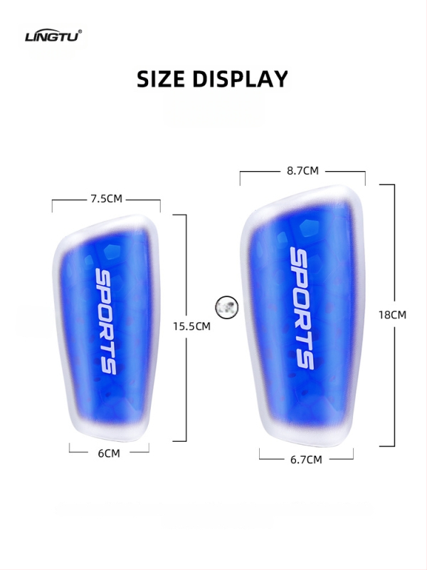 Jalgpalli sääreluu kaitseplaat, plastikust materjal, kaubamärk Leading the Way, sääreluu kaitse kategooria, litsentsitud privaatne märgis