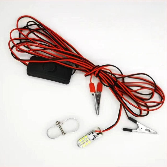 Víz alatti halászati lámpa - LED, 12V, vízálló, nagy fényerő