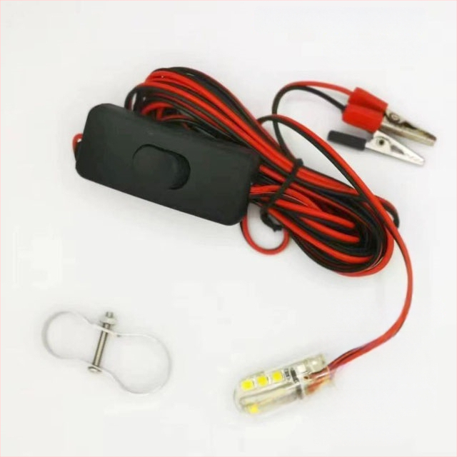 Víz alatti halászati lámpa - LED, 12V, vízálló, nagy fényerő