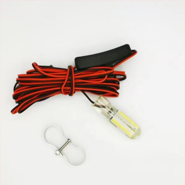 Víz alatti halászati lámpa - LED, 12V, vízálló, nagy fényerő