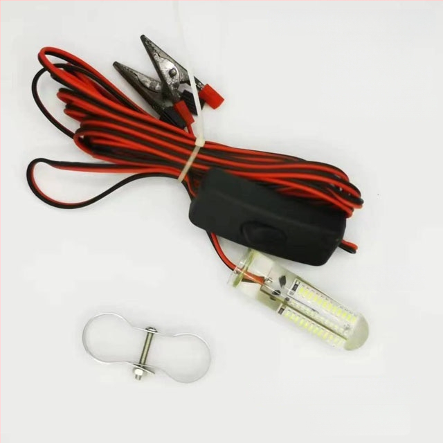 Víz alatti halászati lámpa - LED, 12V, vízálló, nagy fényerő