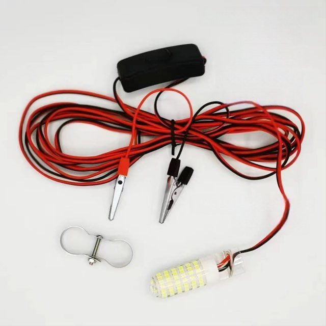 Víz alatti halászati lámpa - LED, 12V, vízálló, nagy fényerő