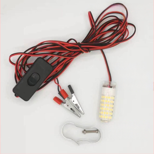 Víz alatti halászati lámpa - LED, 12V, vízálló, nagy fényerő