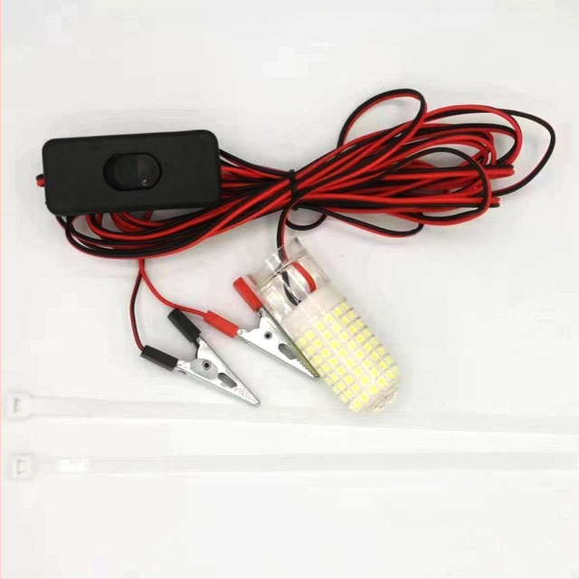 Víz alatti halászati lámpa - LED, 12V, vízálló, nagy fényerő