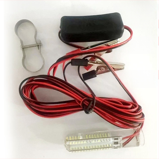 Víz alatti halászati lámpa - LED, 12V, vízálló, nagy fényerő