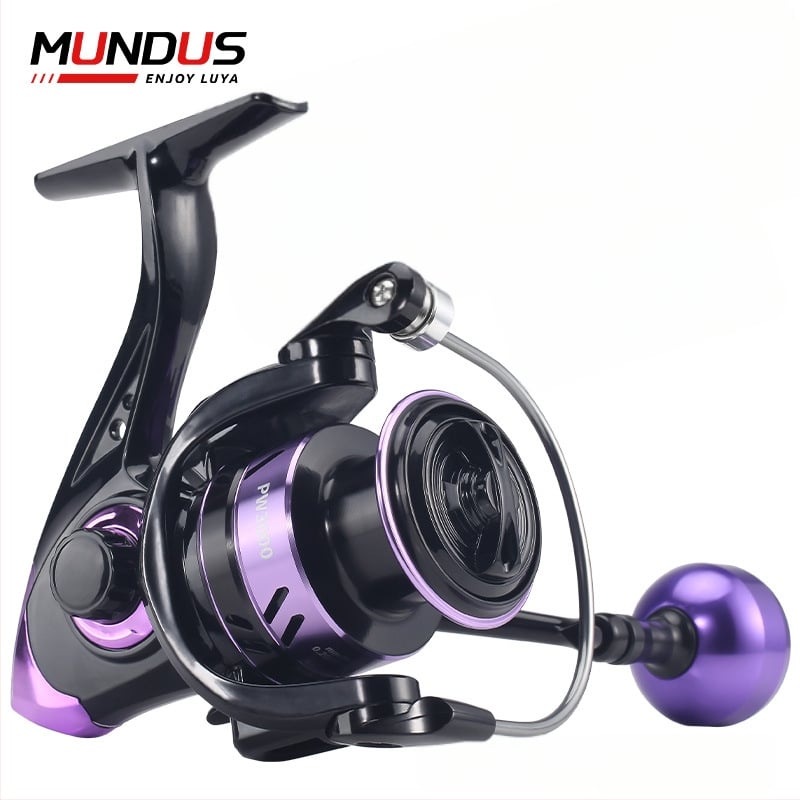 Spinning ritė Mundus 500 modelis ilgiems metimams