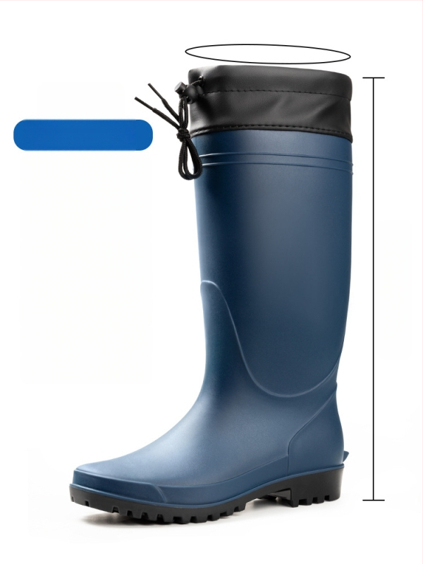 Täiskasvanutele mõeldud vihmajalatsid, unisex, plastikust ülemine, lühike toru kõrgus, universaalne stiil