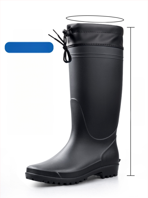 Täiskasvanutele mõeldud vihmajalatsid, unisex, plastikust ülemine, lühike toru kõrgus, universaalne stiil