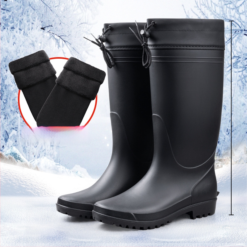 Täiskasvanutele mõeldud vihmajalatsid, unisex, plastikust ülemine, lühike toru kõrgus, universaalne stiil