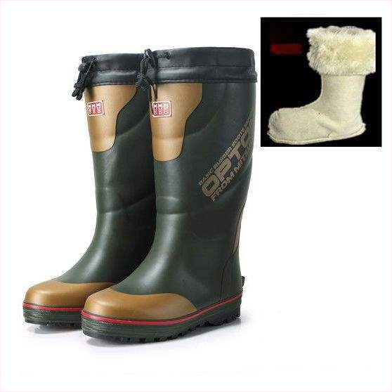 Meeste kõrged vihmasaapad kummist tallaga, libisemiskindlad, soojad ja vastupidavad