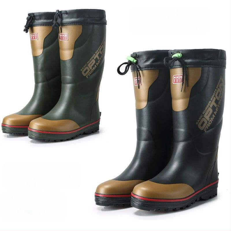 Meeste kõrged vihmasaapad kummist tallaga, libisemiskindlad, soojad ja vastupidavad