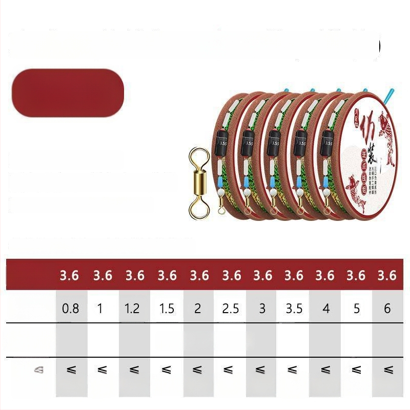 Nematomas meškerės linijos rinkinys karpių žvejybai – Nailonas