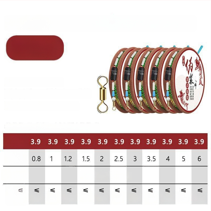 Nematomas meškerės linijos rinkinys karpių žvejybai – Nailonas