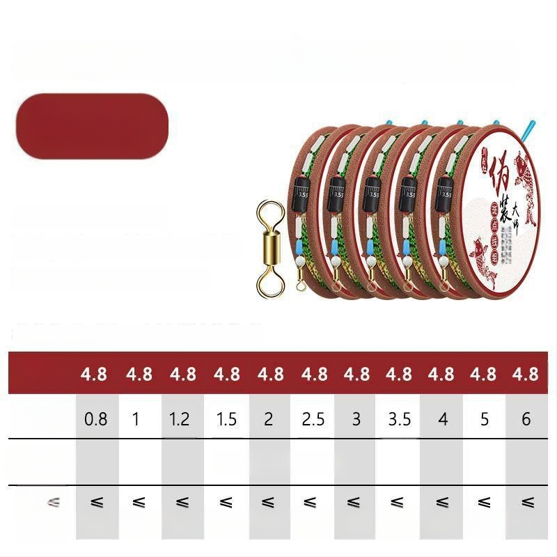 Nematomas meškerės linijos rinkinys karpių žvejybai – Nailonas