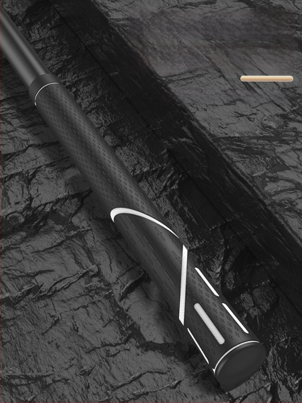 Oglekļa šķiedras teleskopiska tīkla makšķerēšanas komplekts – ultra viegls, stingrs, ar smalku aci, saliekams, slodze 100 kg