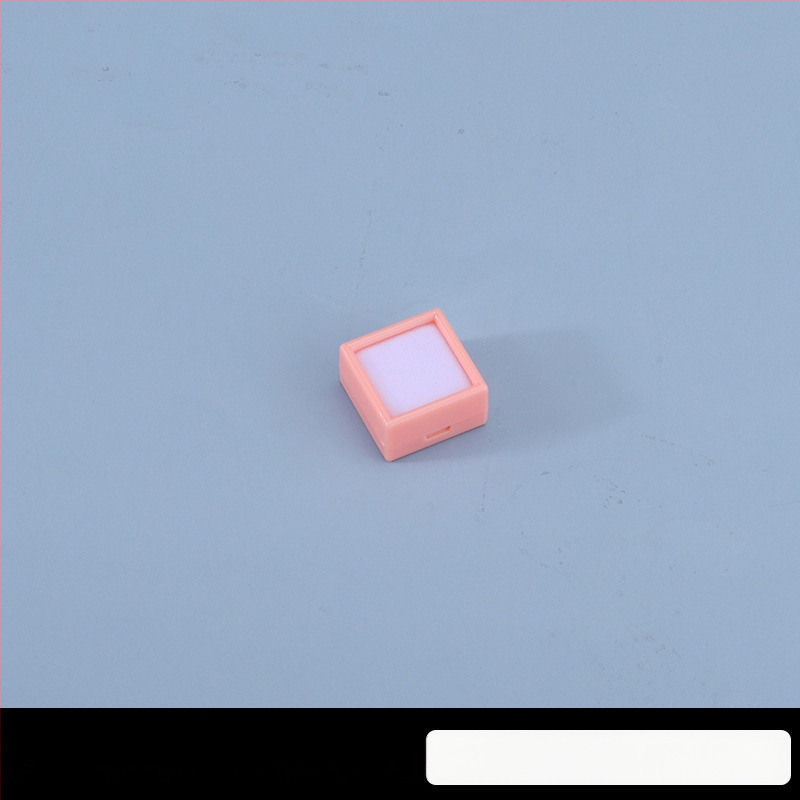 Prozirna plastična kutija za nakit, kutija za izlaganje za labave kamene i dijamante, otporna na prašinu, 1 razina