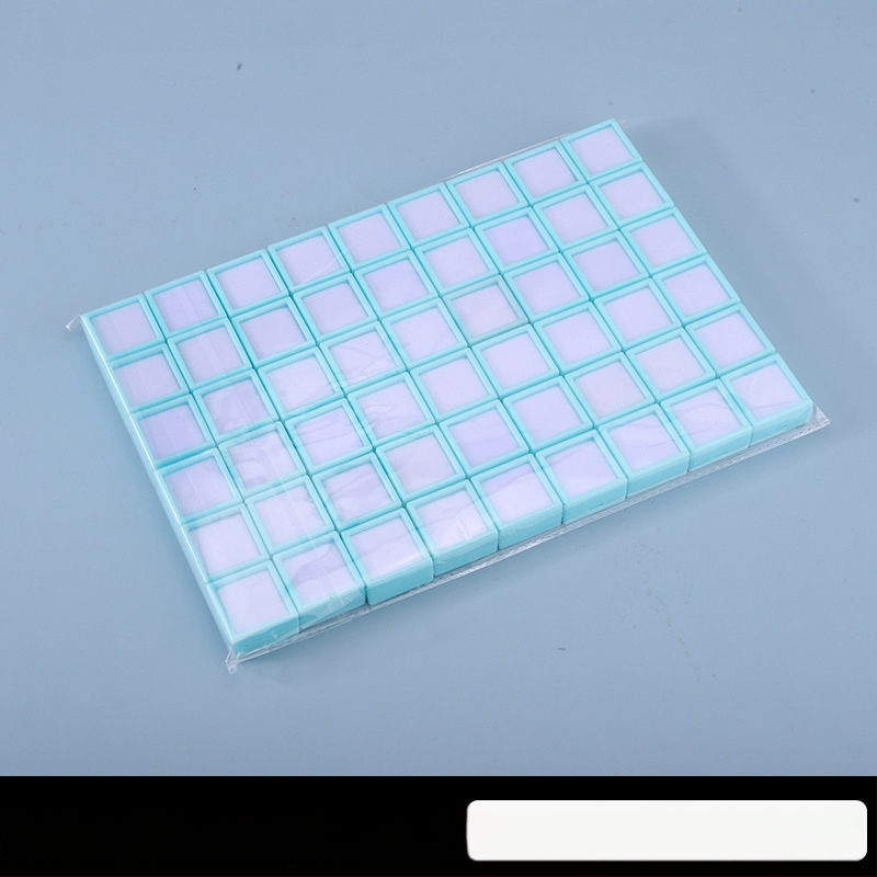 Prozirna plastična kutija za nakit, kutija za izlaganje za labave kamene i dijamante, otporna na prašinu, 1 razina