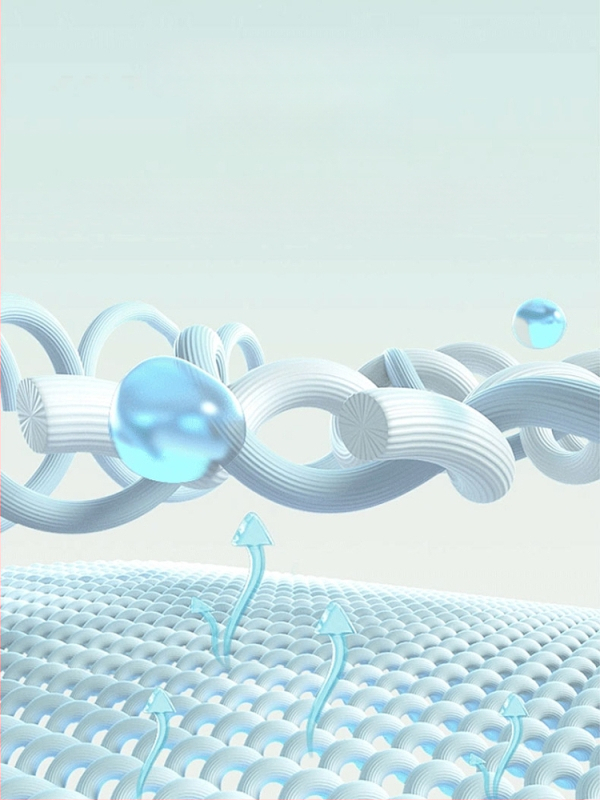 3 dalių latekso vėsinimo kilimėlių komplektas lovai (natūralus lateksas; latekso kiekis 90%+; išspausdintas audinys; universalus stilius; be pritaikymo)