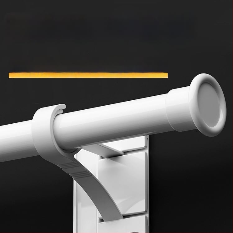 Užuolaidų lazda lipniu montavimu, teleskopinė, be gręžimo – romos lazdelės laikiklis ir atramos rėmo priedai