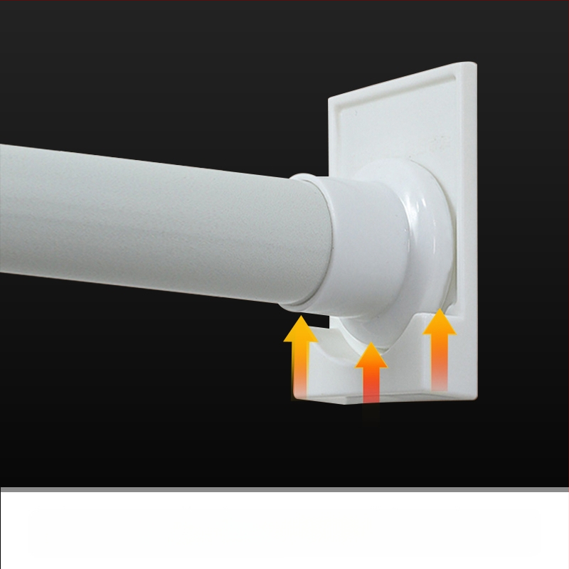 Užuolaidų lazda lipniu montavimu, teleskopinė, be gręžimo – romos lazdelės laikiklis ir atramos rėmo priedai