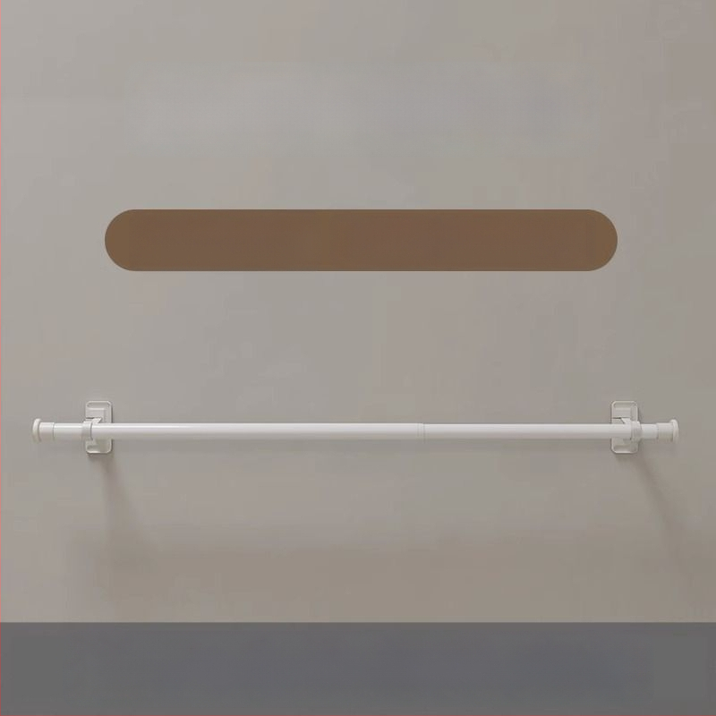 Užuolaidų lazda lipniu montavimu, teleskopinė, be gręžimo – romos lazdelės laikiklis ir atramos rėmo priedai