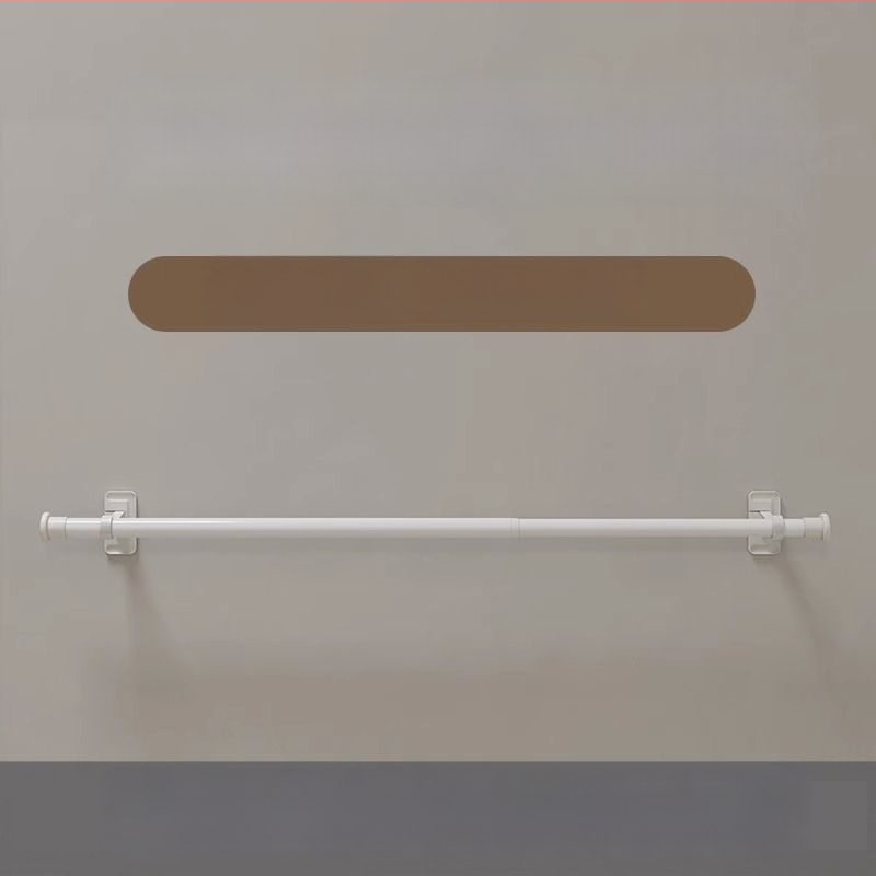 Užuolaidų lazda lipniu montavimu, teleskopinė, be gręžimo – romos lazdelės laikiklis ir atramos rėmo priedai