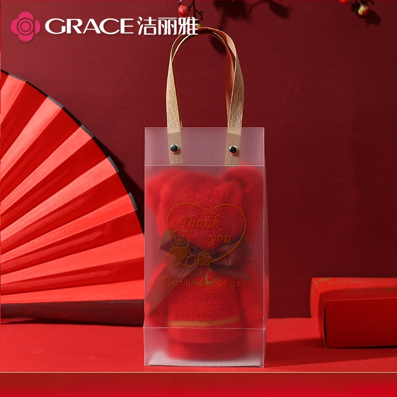 Lokio rankšluostis dovanų dėžutėje — 100% medvilnė, 120 g, individualus logotipas