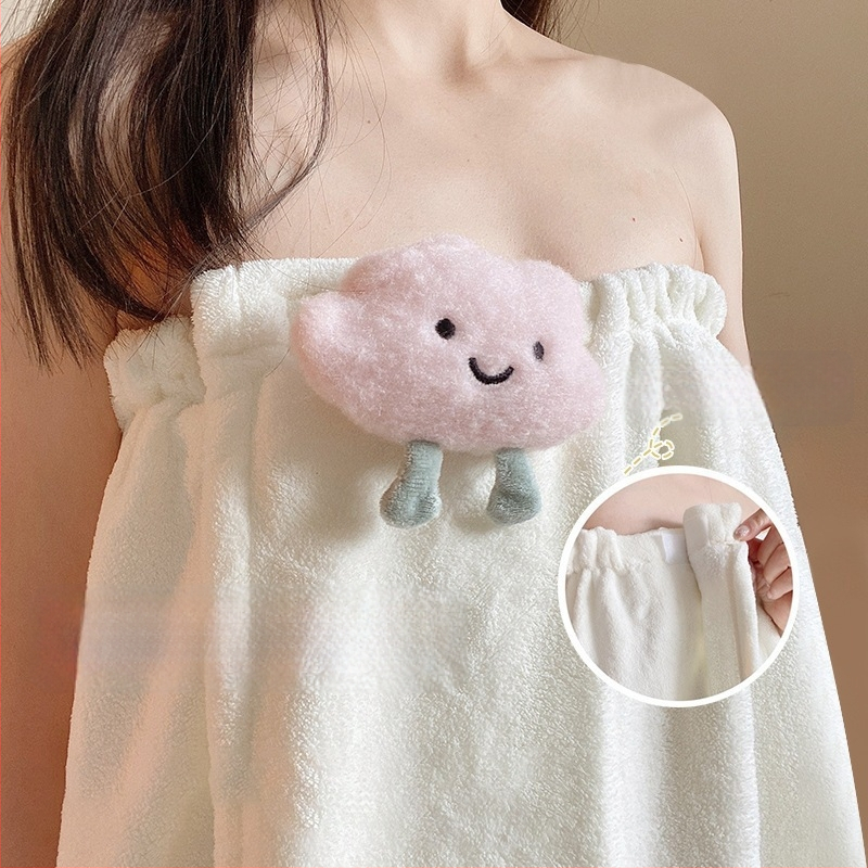 Medvilninis chalatas su krūtinės apsivynimu – greitas džiūvimas, unisex, sugeriantis, skirta rudens naudojimui