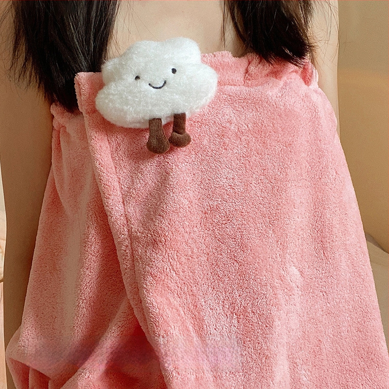 Medvilninis chalatas su krūtinės apsivynimu – greitas džiūvimas, unisex, sugeriantis, skirta rudens naudojimui