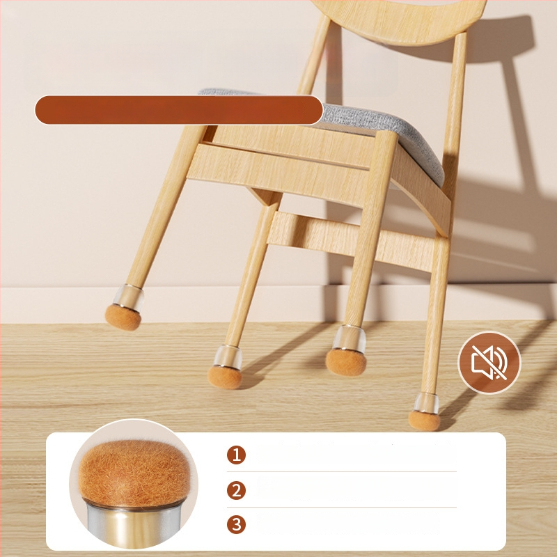 Kerek lábvédők székek és asztalok lábaira, zajcsökkentő, kopásálló, TPE anyagú, modern minimalista stílus