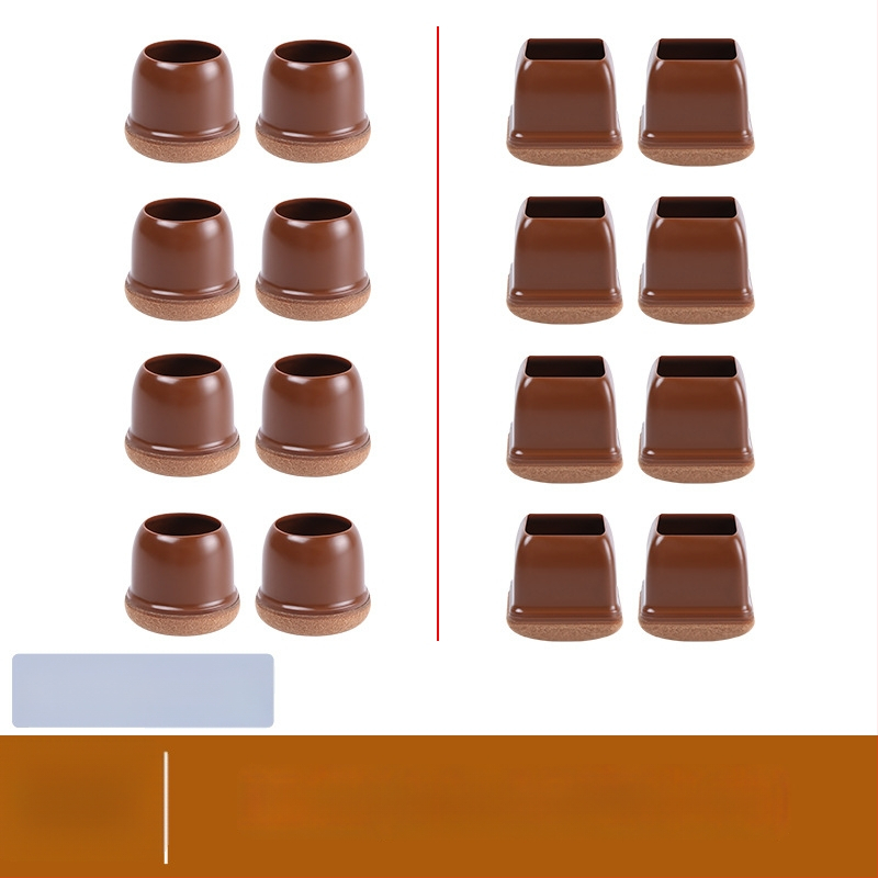 Kerek lábvédők székek és asztalok lábaira, zajcsökkentő, kopásálló, TPE anyagú, modern minimalista stílus