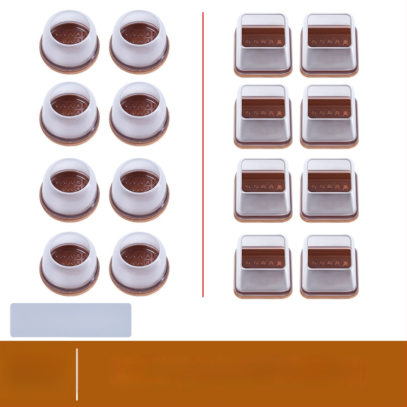 Kerek lábvédők székek és asztalok lábaira, zajcsökkentő, kopásálló, TPE anyagú, modern minimalista stílus