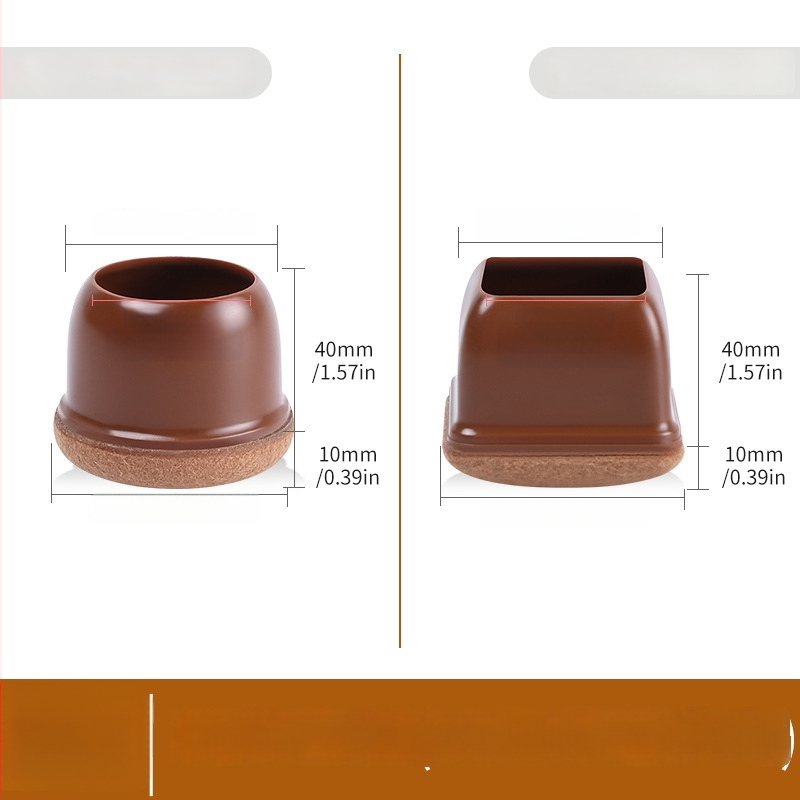 Kerek lábvédők székek és asztalok lábaira, zajcsökkentő, kopásálló, TPE anyagú, modern minimalista stílus