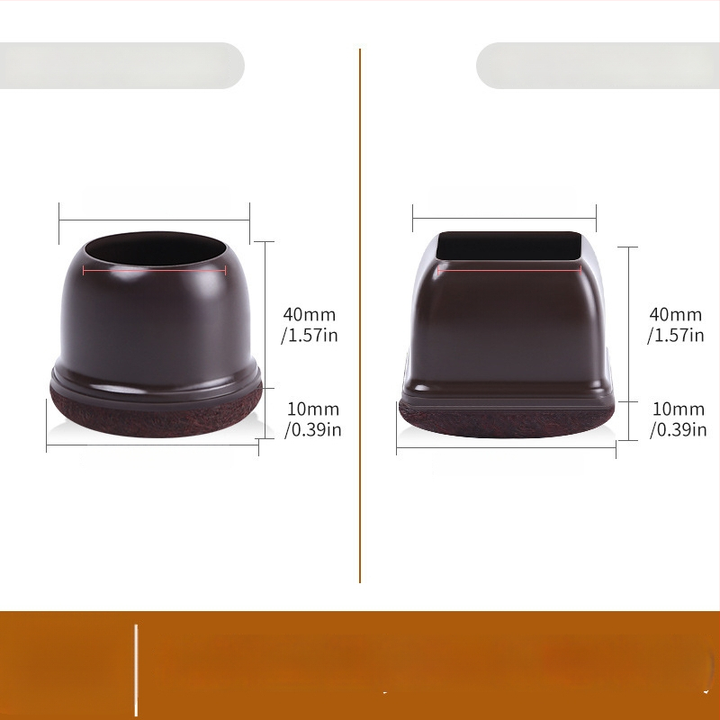 Kerek lábvédők székek és asztalok lábaira, zajcsökkentő, kopásálló, TPE anyagú, modern minimalista stílus