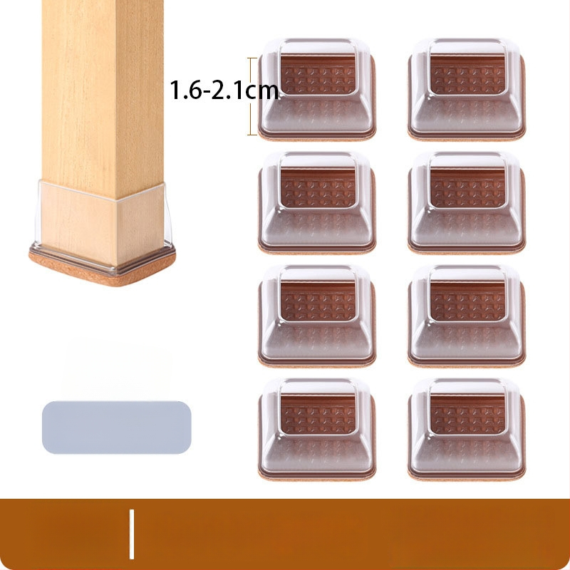 Kerek lábvédők székek és asztalok lábaira, zajcsökkentő, kopásálló, TPE anyagú, modern minimalista stílus