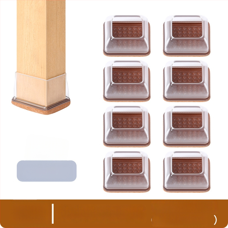 Kerek lábvédők székek és asztalok lábaira, zajcsökkentő, kopásálló, TPE anyagú, modern minimalista stílus