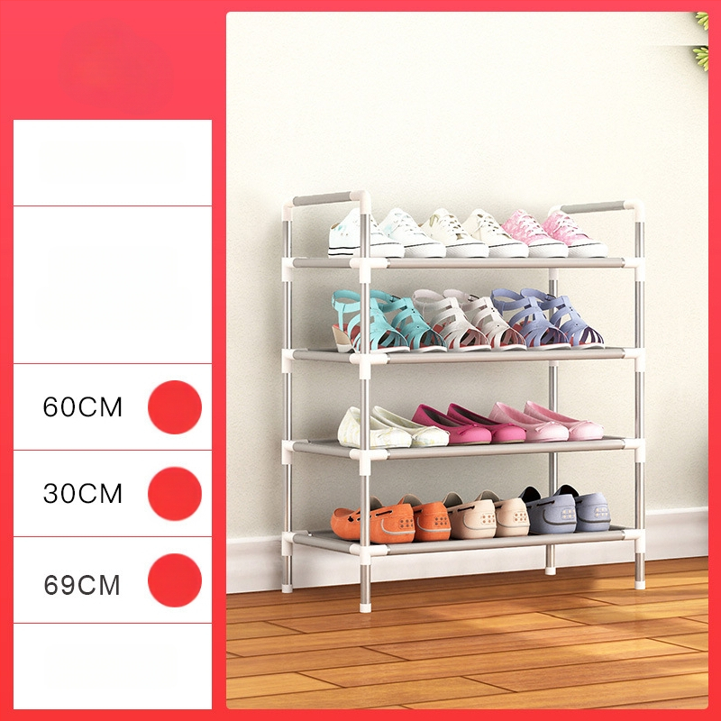 Batų stovas, metalinis, modulinis nuo dviejų iki septynių sluoksnių, modelis XXJ, prekės ženklas Yaruifan, šiuolaikiško minimalistinio stiliaus