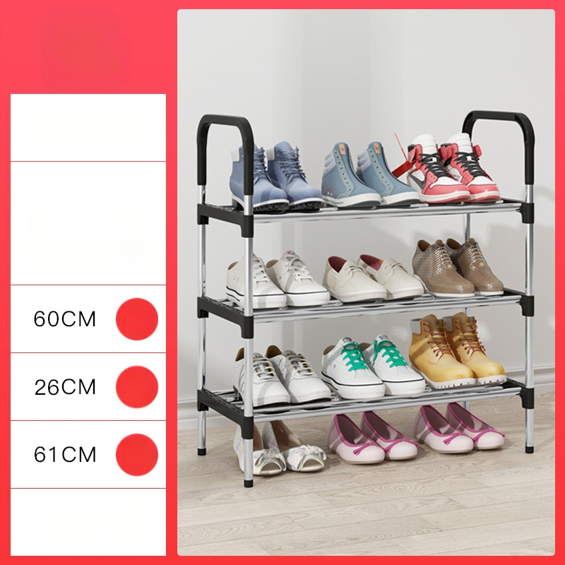 Batų stovas, metalinis, modulinis nuo dviejų iki septynių sluoksnių, modelis XXJ, prekės ženklas Yaruifan, šiuolaikiško minimalistinio stiliaus