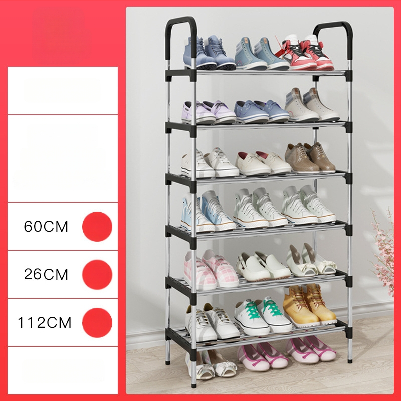 Batų stovas, metalinis, modulinis nuo dviejų iki septynių sluoksnių, modelis XXJ, prekės ženklas Yaruifan, šiuolaikiško minimalistinio stiliaus