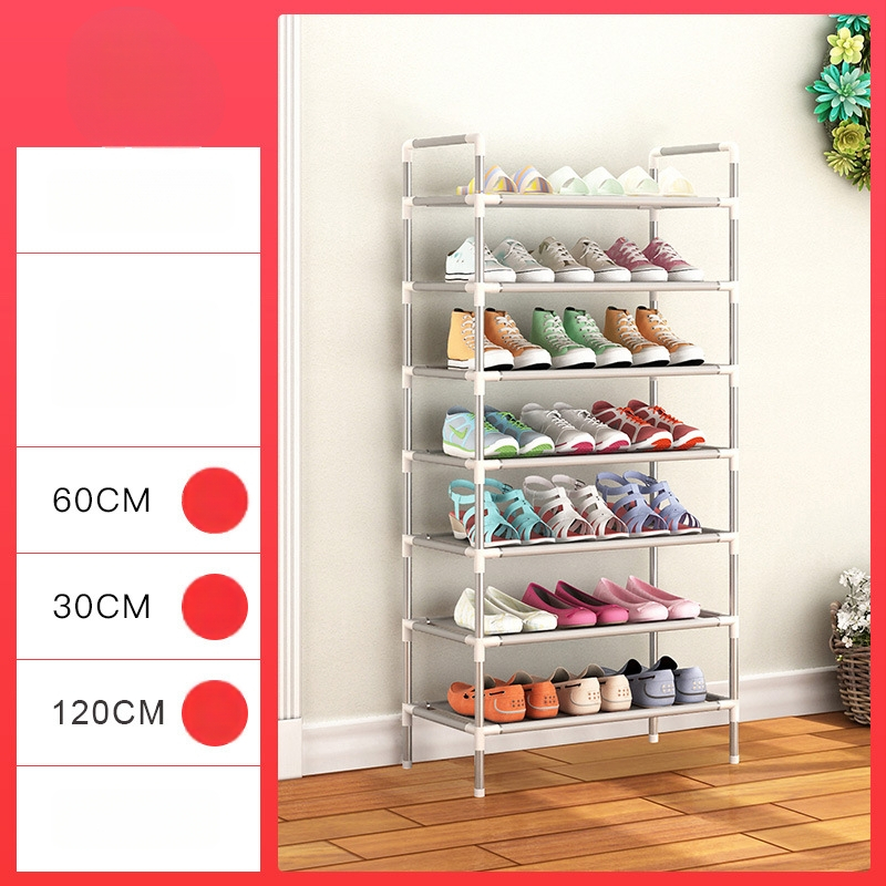 Batų stovas, metalinis, modulinis nuo dviejų iki septynių sluoksnių, modelis XXJ, prekės ženklas Yaruifan, šiuolaikiško minimalistinio stiliaus